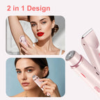 Dual-Use Charging Electric Hair Trimming Tool for Ladies, Cordless Washable Device