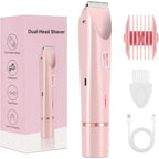 Dual-Use Charging Electric Hair Trimming Tool for Ladies, Cordless Washable Device