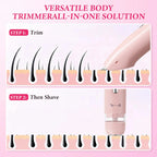 Dual-Use Charging Electric Hair Trimming Tool for Ladies, Cordless Washable Device